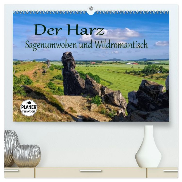 Produktbild: Der Harz - Sagenumwoben und Wildromantisch (hochwertiger Premium Wandkalender 2026 DIN A2 quer), Kunstdruck in Hochglanz