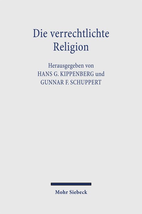 Produktbild: Die verrechtlichte Religion