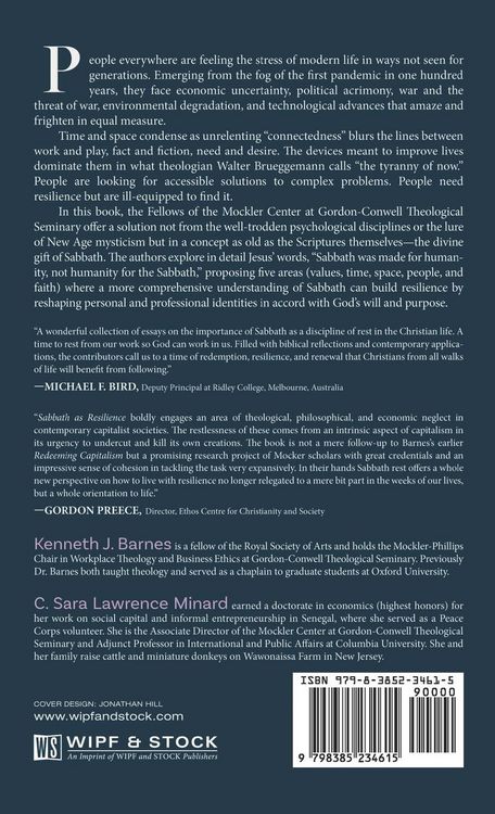 Produktbild: Sabbath as Resilience