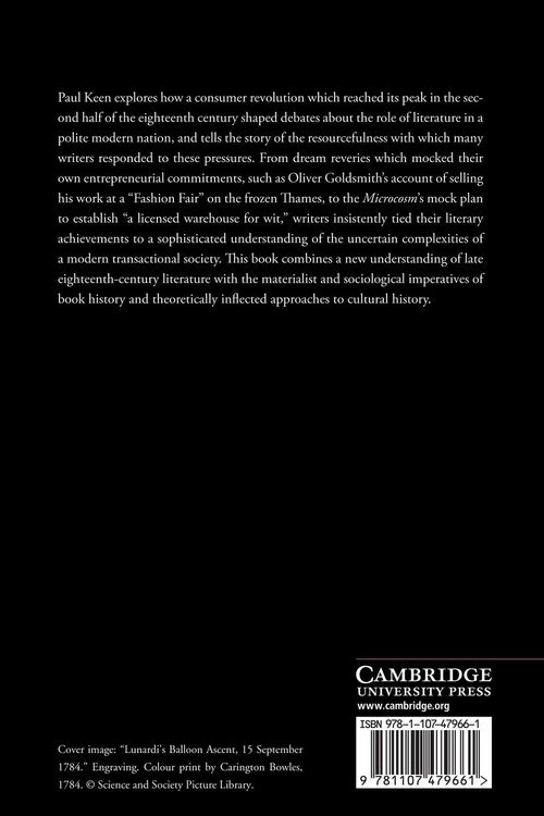 Produktbild: Literature, Commerce, and the Spectacle of Modernity, 1750-1800