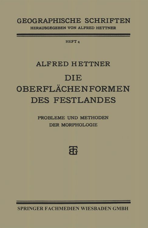 Produktbild: Die Oberfl&auml;chenformen des Festlandes
