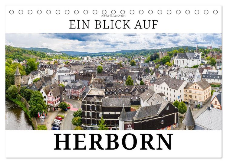 Produktbild: Ein Blick auf Herborn (Tischkalender 2026 DIN A5 quer), CALVENDO Monatskalender