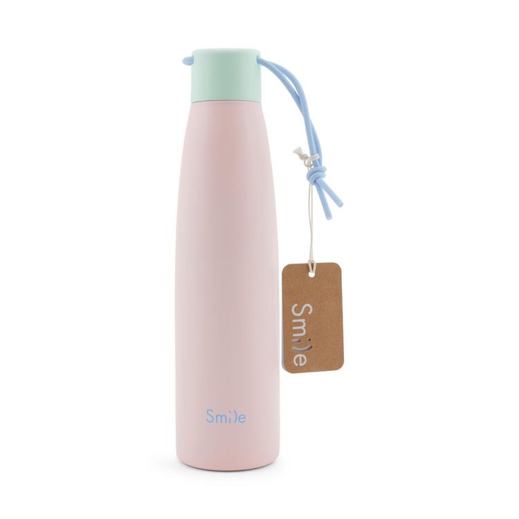 Produktbild: Trinkflasche Edelstahl, 500ml, einfarbig, "Rose Petals"