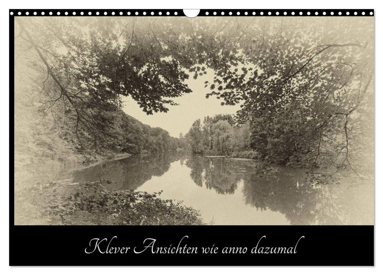 Produktbild: Klever Ansichten wie anno dazumal (Wandkalender 2026 DIN A3 quer), CALVENDO Monatskalender
