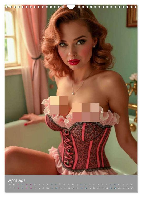 Produktbild: Pinup-Diven (Wandkalender 2026 DIN A3 hoch), CALVENDO Monatskalender