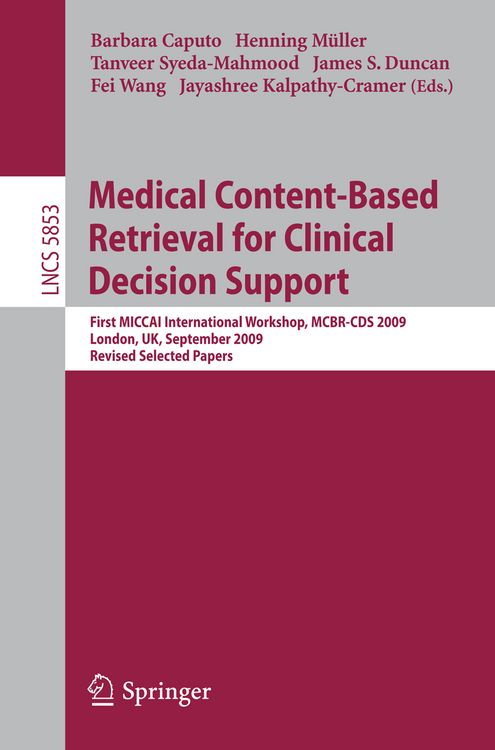 Produktbild: Medical Content-Based Retrieval for Clinical Decision Support