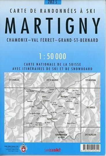 Produktbild: 282S Martigny Schneespsortkarte