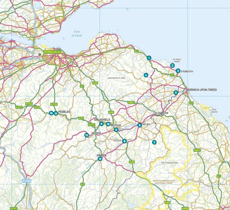 Produktbild: 15 Short Walks in the Scottish Borders