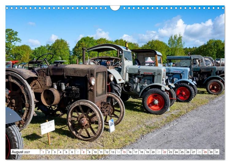 Produktbild: Alte Deutz Traktoren mit Charakter (Wandkalender 2027 DIN A3 quer), CALVENDO Monatskalender