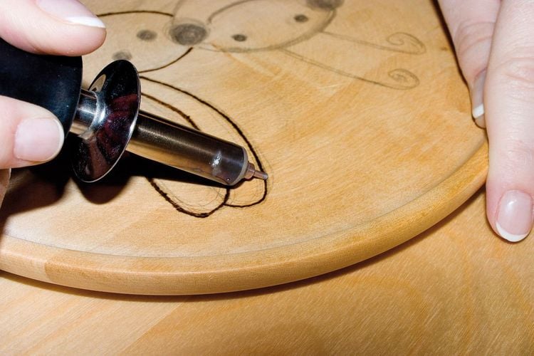 Produktbild: PEBARO 0262 - Brandmalkolben mit An/Aus Schalter und 20 Aufs&auml;tzen