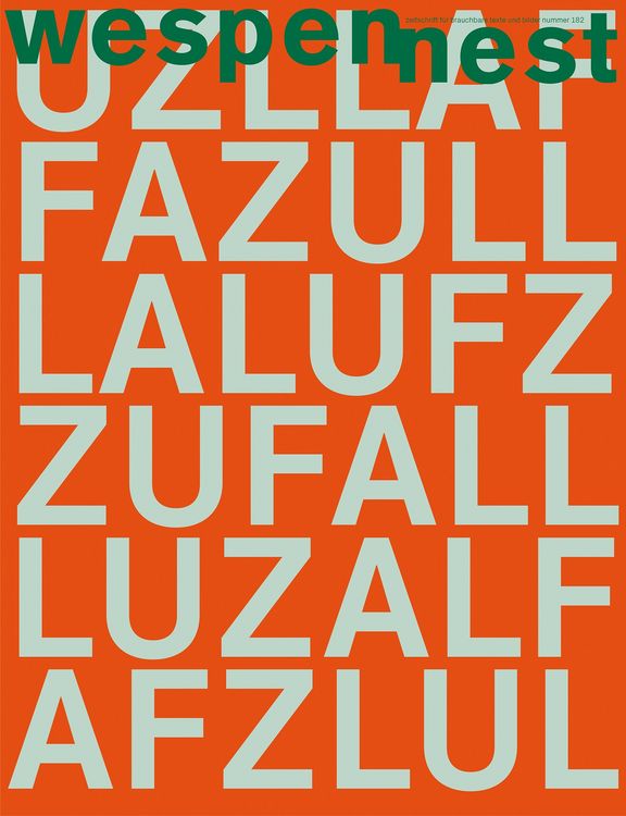 Produktbild: Wespennest - zeitschrift f&uuml;r brauchbare texte und bilder