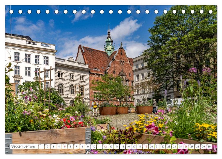 Produktbild: Schleswig-Holstein - Hansestadt L&uuml;beck (Tischkalender 2027 DIN A5 quer), CALVENDO Monatskalender