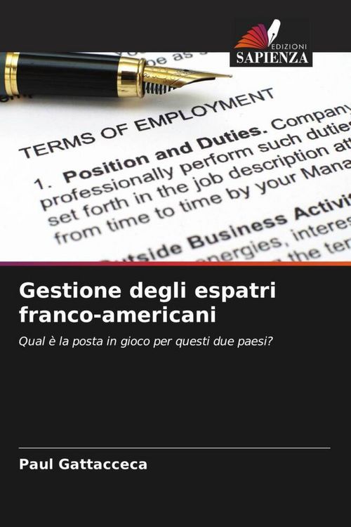 Produktbild: Gestione degli espatri franco-americani