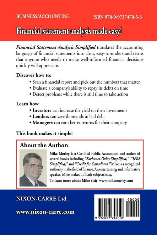 Produktbild: Financial Statement Analysis Simplified: An accounting book for non-accountants