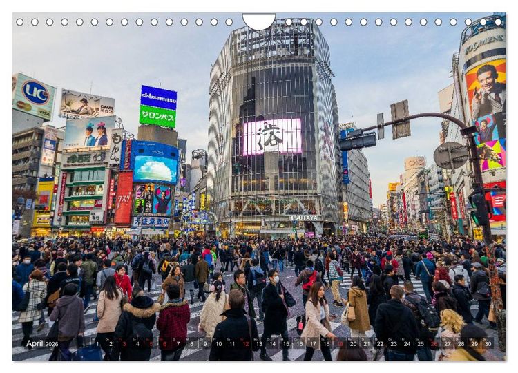 Produktbild: Japan - Schreine, Tempel, Metropolen (Wandkalender 2026 DIN A4 quer), CALVENDO Monatskalender