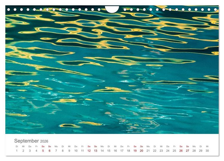 Produktbild: Aqua 2026 Fotografien von Mio Schweiger (Wandkalender 2026 DIN A4 quer), CALVENDO Monatskalender