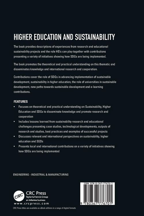 Produktbild: Higher Education and Sustainability