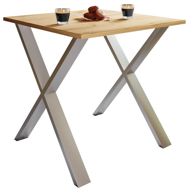 Produktbild: Premium Holz Esstisch K&uuml;chentisch Xona X 80x80