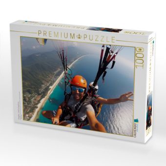 Produktbild: CALVENDO Puzzle Paragliden - nichts f&uuml;r Angsthasen | 1000 Teile Lege-Gr&ouml;&szlig;e 64x48cm Foto-Puzzle f&uuml;r gl&uuml;ckliche Stunden