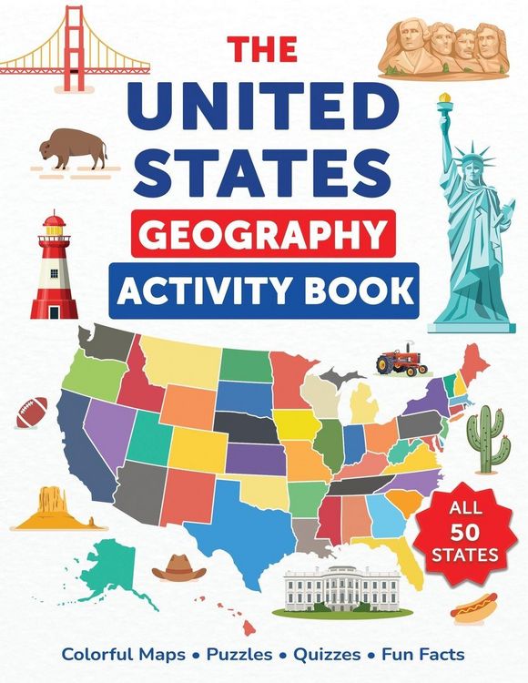 Produktbild: The United States Geography Activity Book