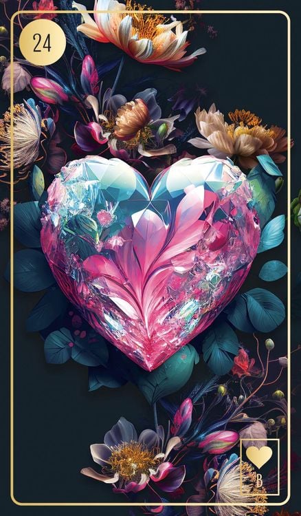 Lenormand-Kartenset: Floralis