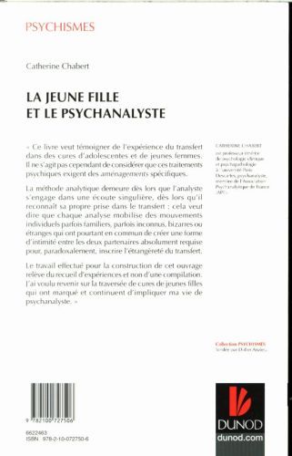 Produktbild: La jeune fille et le psychanalyste
