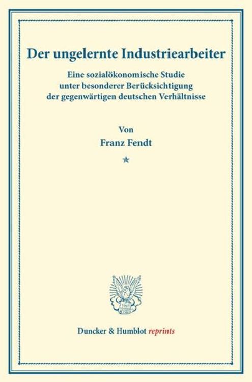 Produktbild: Der ungelernte Industriearbeiter.