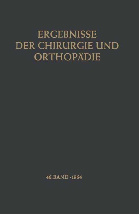 Produktbild: Ergebnisse der Chirurgie und Orthop&auml;die