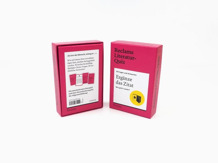 Produktbild: Erg&auml;nze das Zitat. Wie geht&rsquo;s weiter? 50 Fragen und Antworten f&uuml;r B&uuml;chermenschen