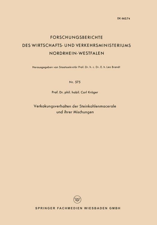 Produktbild: Verkokungsverhalten der Steinkohlenmacerale und ihrer Mischungen