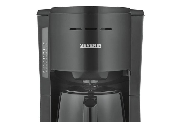Produktbild: Severin KA 9306 Kaffeemaschine Schwarz Fassungsverm&ouml;gen Tassen=8 Isolierkanne, mit Filterkaffee-Funktion