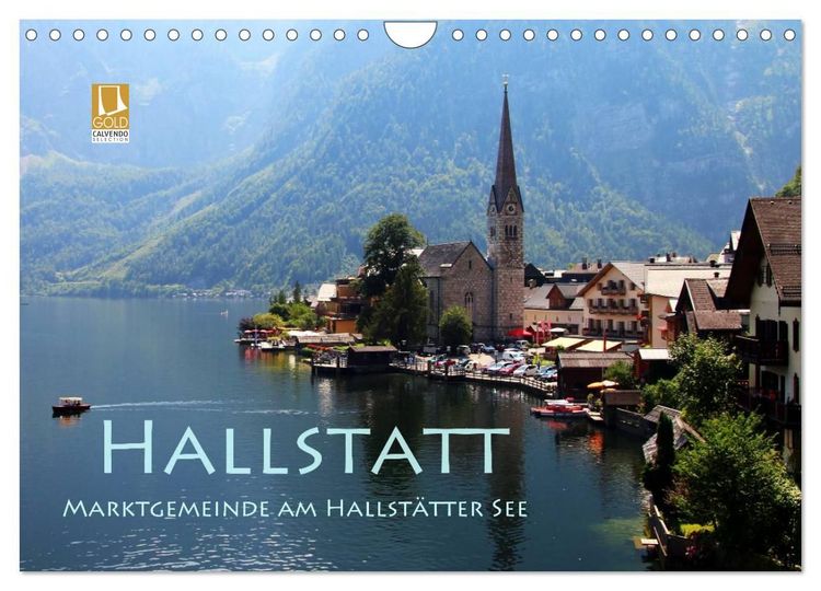 Produktbild: Hallstatt, Marktgemeinde am Hallst&auml;tter See (Wandkalender 2027 DIN A4 quer), CALVENDO Monatskalender