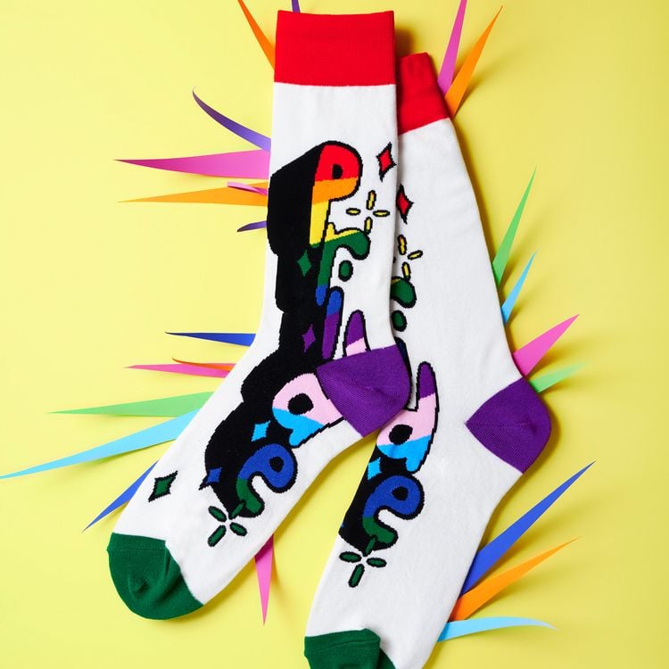 Produktbild: 3er Set Socken "Rainbow", Gr. 36-41