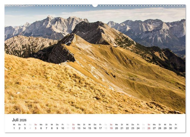 Produktbild: Bergpixel "kreuz und quer durch die Alpen" (Wandkalender 2026 DIN A2 quer), CALVENDO Monatskalender