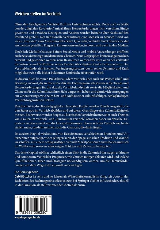 Produktbild: Weichen stellen im Vertrieb
