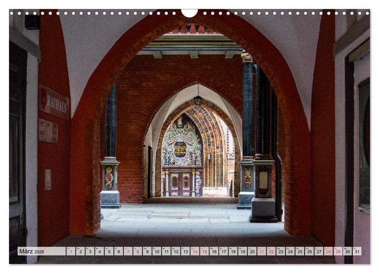 Produktbild: Stralsund Stadtansichten (Wandkalender 2026 DIN A3 quer), CALVENDO Monatskalender