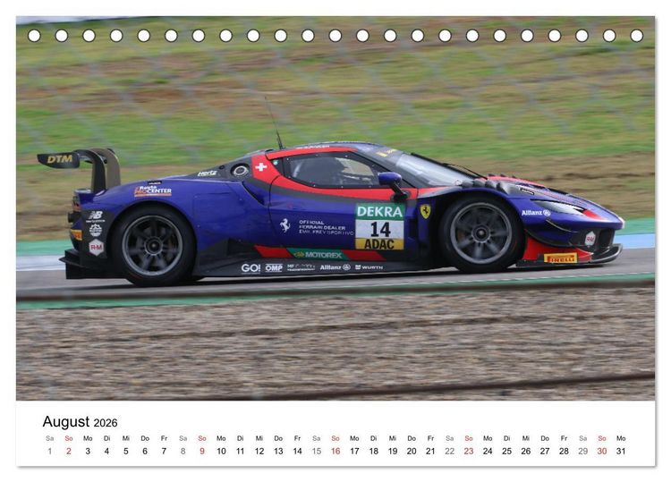 Produktbild: Deutsche Tourenwagen (Tischkalender 2026 DIN A5 quer), CALVENDO Monatskalender
