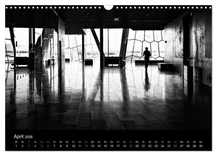 Produktbild: Das Licht in Schwarz und Wei&szlig; (Wandkalender 2026 DIN A3 quer), CALVENDO Monatskalender