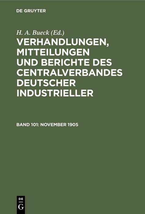 Produktbild: November 1905
