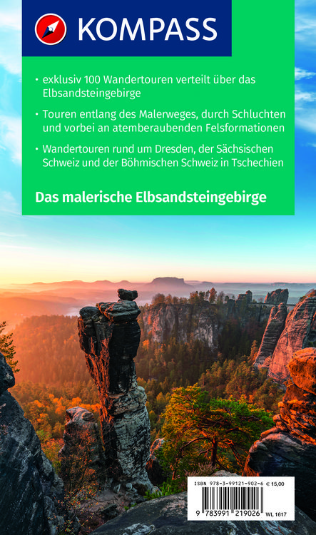 Produktbild: KOMPASS Wanderlust Elbsandsteingebirge und bei Dresden