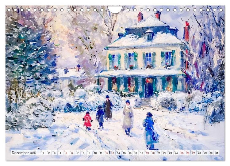 Produktbild: G&auml;rten im Licht - Impressionistische Spazierg&auml;nge mit Bl&uuml;tenpracht (Wandkalender 2026 DIN A4 quer), CALVENDO Monatskalender
