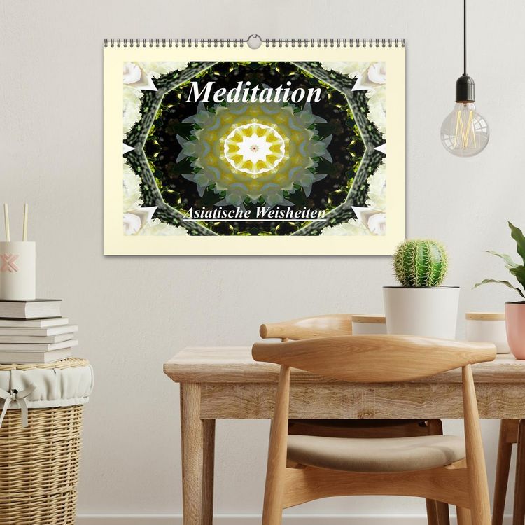 Produktbild: Meditation - Asiatische Weisheiten (Wandkalender 2026 DIN A3 quer), CALVENDO Monatskalender