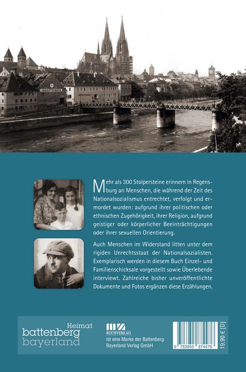 Produktbild: &bdquo;HIER WOHNTE &hellip;&ldquo; &ndash; Schicksale und Biografien hinter den Stolpersteinen der Stadt Regensburg.
