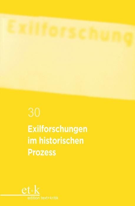 Produktbild: Exilforschungen im historischen Prozess