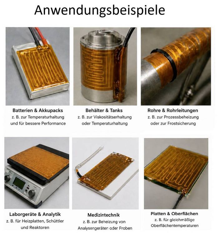 Produktbild: Thermo TECH Polyimid Heizfolie selbstklebend 24V 14.4W Schutzart IPX4 (L x B) 31mm x 19.1mm