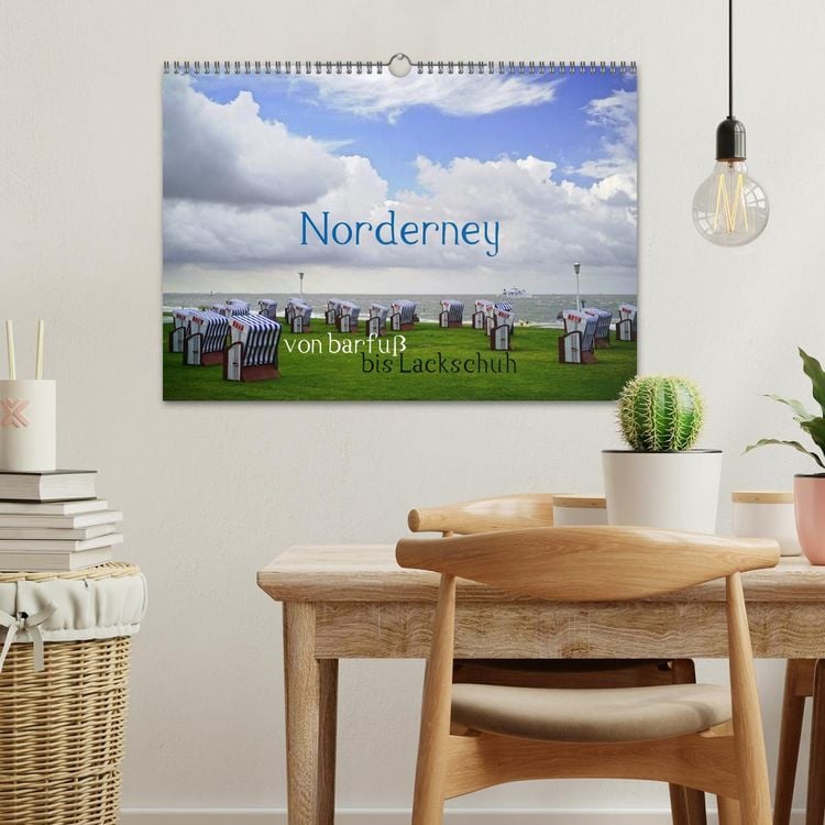 Produktbild: Norderney - von barfu&szlig; bis Lackschuh (Wandkalender 2026 DIN A3 quer), CALVENDO Monatskalender