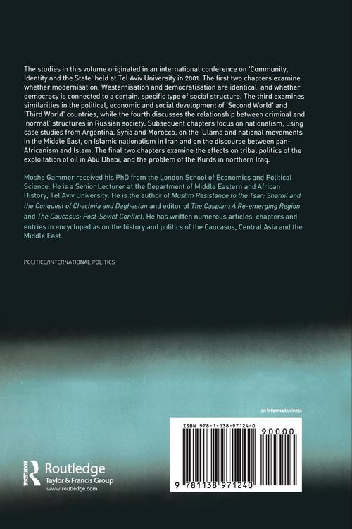 Produktbild: Community, Identity and the State
