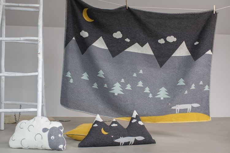 Produktbild: Fussenegger gef&uuml;lltes Kissen "Wolf"