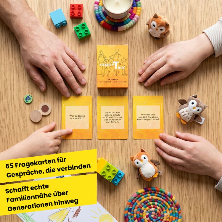 Produktbild: FamilyTalk Gespr&auml;chsfragekarten (Pocket Size)
