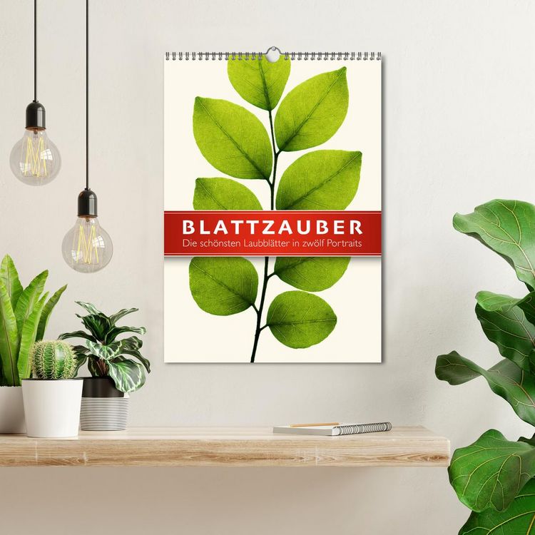 Produktbild: Blattzauber (Wandkalender 2026 DIN A3 hoch), CALVENDO Monatskalender